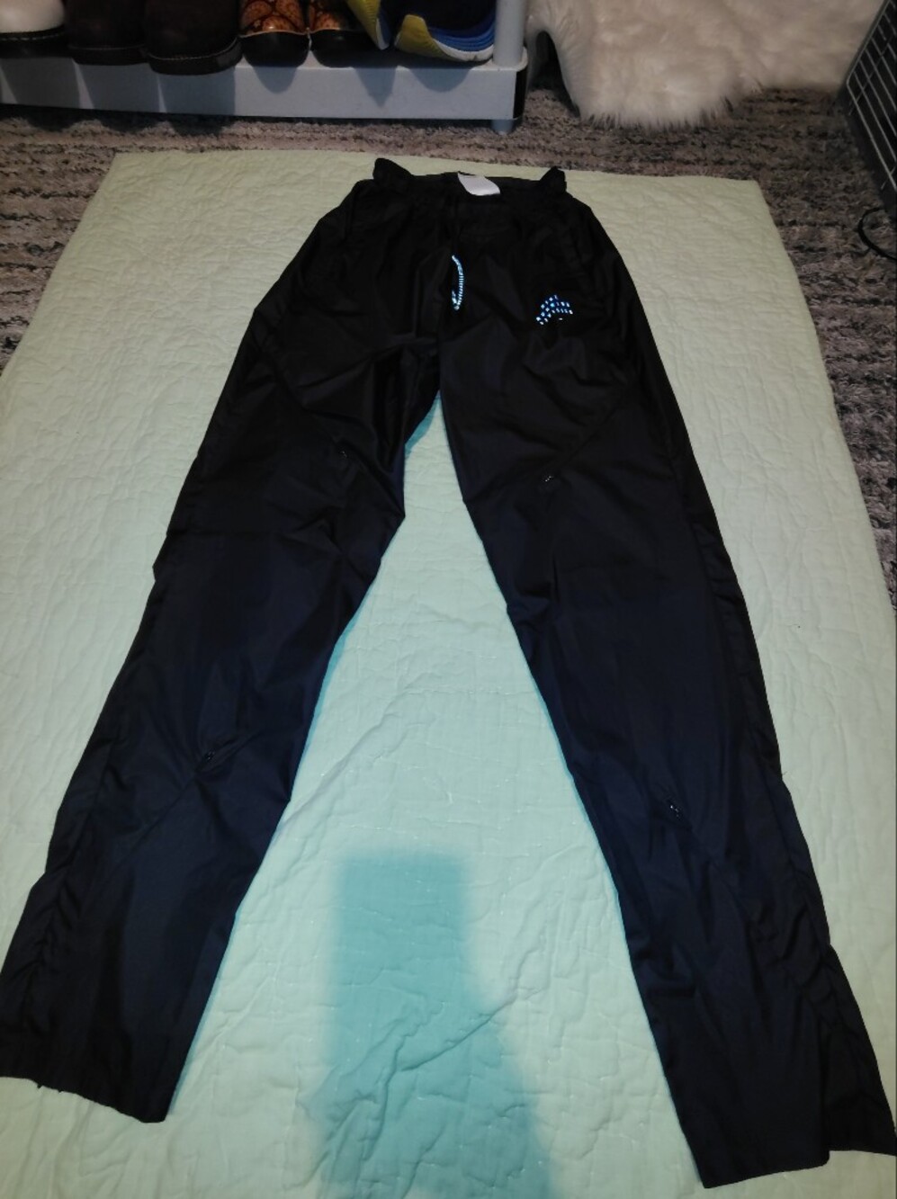 Nike Black Women's Track Pants with Reflective Accents